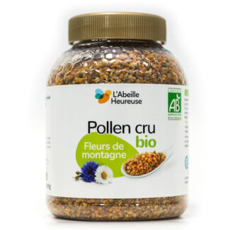 pollen cru fleurs de montagne bio
