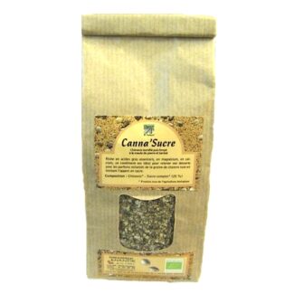 canna-sucre graines de chanvre torréfiées au sucre complet biologique