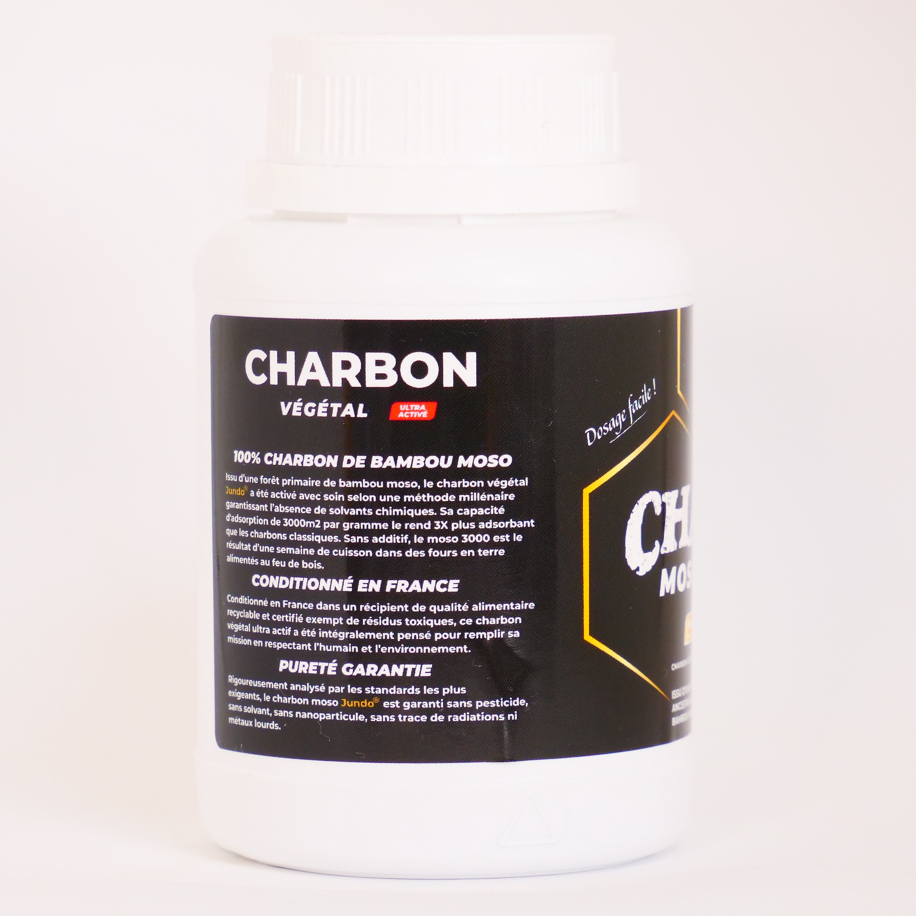 Charbon végétal activé bio en poudre 100g