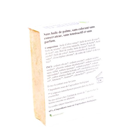 Shampooing solide purifiant au soufre 100g