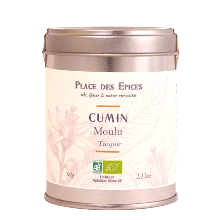 Cumin graines moulues Bio 60g