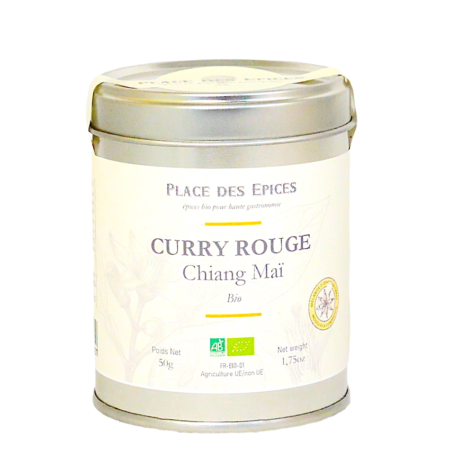 Curry rouge thaïlandais Chiang Mai bio 50g