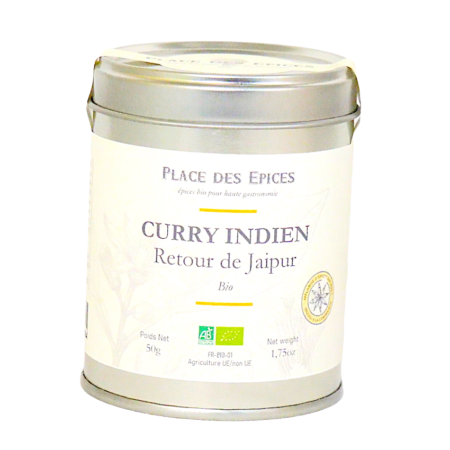 Curry indien "Retour de Jaipur "bio 50g