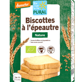 Biscottes épeautre bio