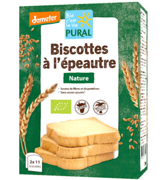 Biscottes épeautre bio